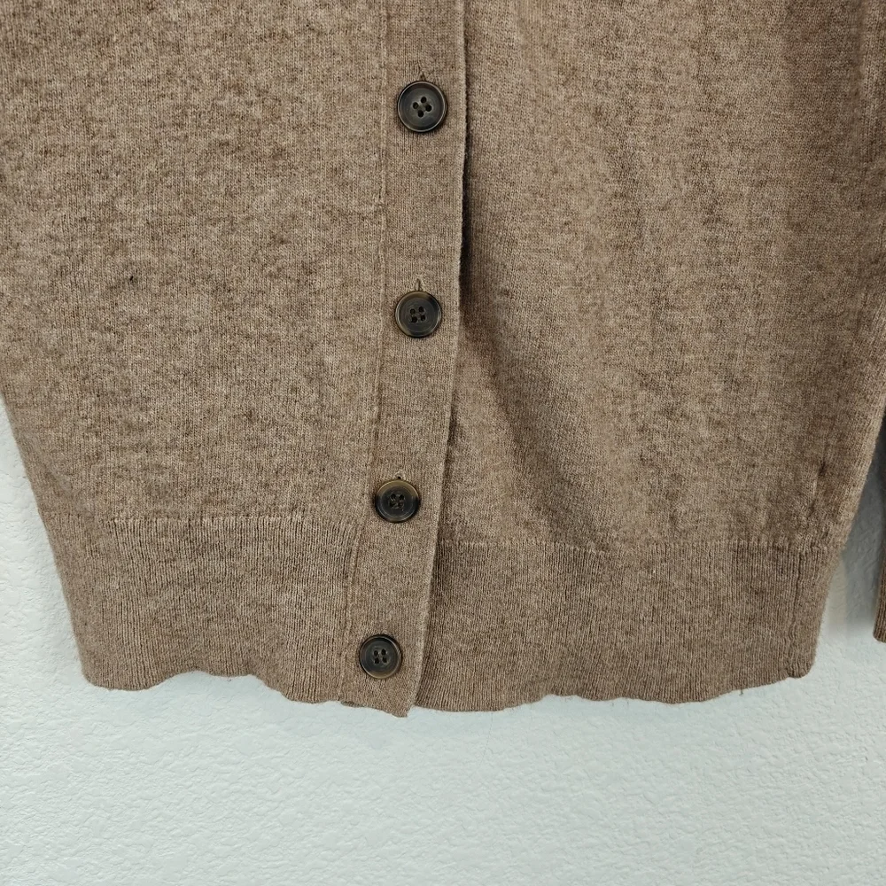 J. Crew Long Sleeve V Neck Button Up Wool Blend Light-Weight Cartigan XS